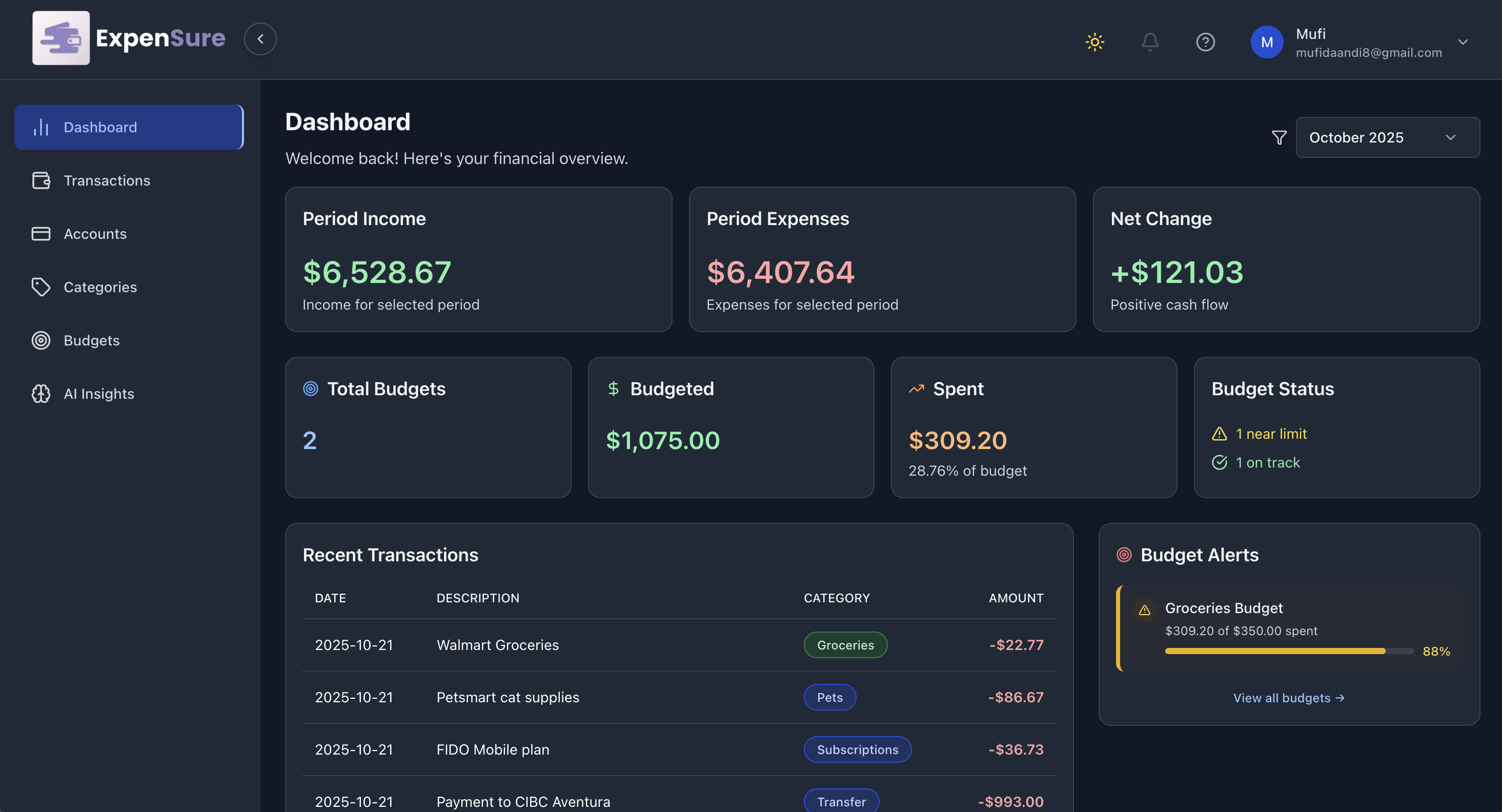 Expense Tracker with Gemini AI